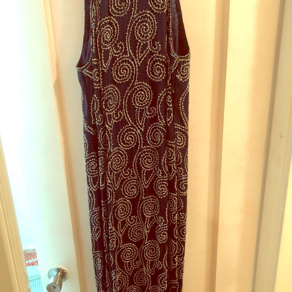 Navy blue sequins